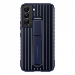 Samsung S22+ Rainbow Protective Standing Cover - Navy