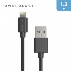 Powerology Basic Lightning Cable - 1.2M - Black