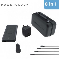 Powerology 8in1 PD Charging Combo (Black)