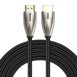 Baseus CADSP-D01 Horizontal HDMI Male to HDMI Male 4K HD Adapter Cable, Length: 5m