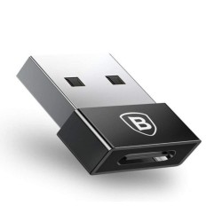 باسيوس محول USB رائع إلى محول نوع C -  أسود