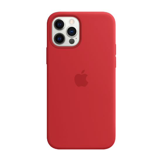 Apple iPhone 12/12 Pro MagSafe Silicone Case - Red