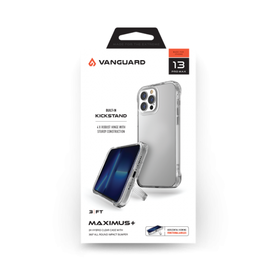 viva madrid 2H Hybard case with 360 all round iphone 13 pro max -clear