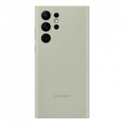 Samsung S22 Ultra Rainbow Silicone Cover - Olive Green