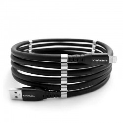 SuperCalla Magnetic USB-A to Lightning Cable 2M (Black)