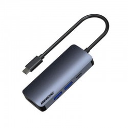 Rockrose - 4-Port Aluminum USB-C Hub