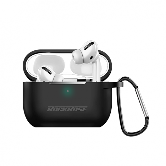 Rockrose Veil III Silicone Protective Case for AirPods Pro – Black