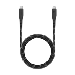 Energea Nyloflex USB-C To Lightning Cable 3M 100W - Black