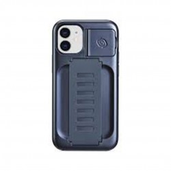 Grip2u Boost Case with Kickstand for iPhone 12 mini (Metallic Blue)