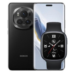 Honor Magic 6 Pro Phone, 12GB RAM, 512GB, 6.8-inch + honor watch 4 GPS - Black