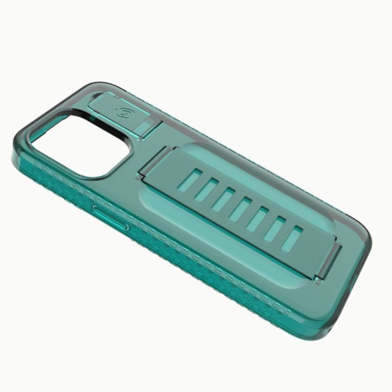 Grip2u Ultra Boost Case with Kickstand iPhone 15 Pro Max (Teal)
