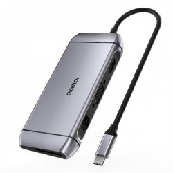 Choetech 4 in 1 USB C Dock For all usb C Devices - Grey