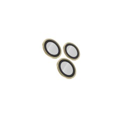 Levelo Lucent Trio Lens Protector For iPhone 13 Pro & 13 Pro Max (3pcs) – Gold