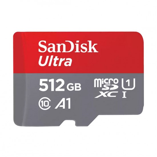 SanDisk 512GB Ultra microSDXC UHS-I Card A1 Class 10 120MB/s