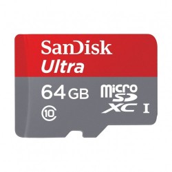 SanDisk Ultra microSDXC 64GB With SD Adapter 80MB/s