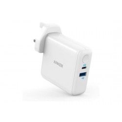 Anker PowerCore 2 in 1, 5000mAh Wall & Portable Charger - White