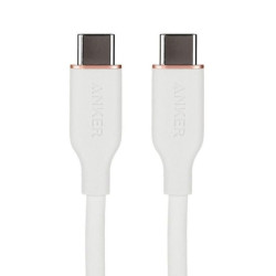 Anker PowerLine III Flow USB-C to USB-C 100W (0.9m-3ft) - White