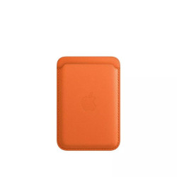 محفظة جلد ابل ايفون ماجسيف - برتقالي