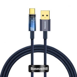 Baseus Explorer Fast Charging Data Cable Usb To Type-C 100W 1M - Blue