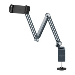 Momax Multi-Stand Full Motion Desk Mount for Tablet - Space Grey