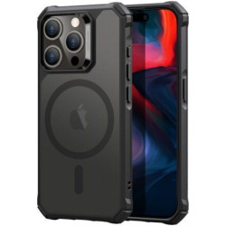 ESR iPhone 15 Pro Max Air Armor Clear Case (HaloLock) - Frosted Black