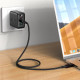 Acefast Charging Data Cable USB-C to Lightning 30W - black