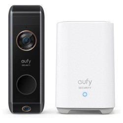 Eufy Video Doorbell Dual Camera 2K with HomeBase - Black