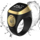 iQIBLA - Smart Tasbih Zikr1 Lite Ring - Black - 22mm