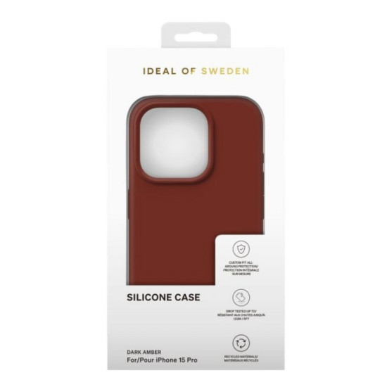 Ideal Of Sweden Silicone Magsafe Case For Iphone 15 Pro Max - Dark Amber