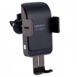 MOMAX Q.Mount Infrared Sensor Clamping Wireless Charging Car Mount - Black