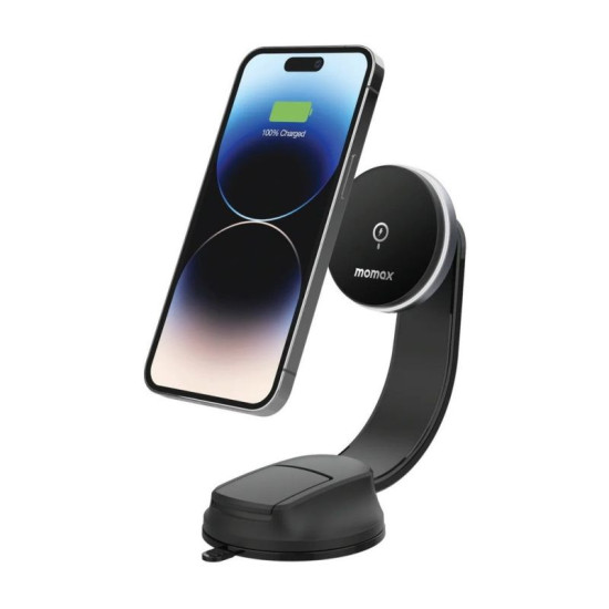 Momax Q.Mag Mount 5 15W magnetic wireless charging car mount