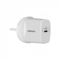 MOMAX ONE Plug USB Type-C PD Fast Charger 20W (White)
