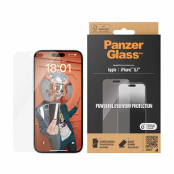 PanzerGlass™ Privacy Screen Protector iPhone 15 Plus| Ultra-Wide Fit - Clear