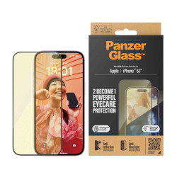 PanzerGlass™ Screen Protector iPhone 15| Anti-Reflective & Anti-Blue Light