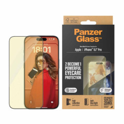 PanzerGlass™ Screen Protector iPhone 15 Pro| Anti-Reflective & Anti-Blue Light