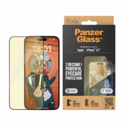 PanzerGlass™ Screen Protector iPhone 15 Plus| Anti-Reflective & Anti-Blue Light