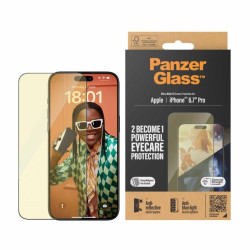 PanzerGlass™ Screen Protector iPhone 15 Pro Max| Anti-Reflective & Anti-Blue Light
