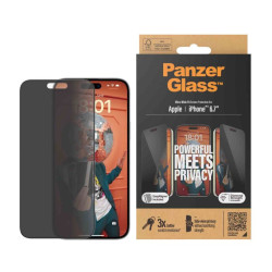 PanzerGlass™ Privacy Screen Protector iPhone 15 Plus | Ultra-Wide Fit - Privacy
