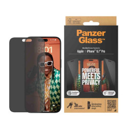 PanzerGlass™ Privacy Screen Protector iPhone 15 Pro Max | Ultra-Wide Fit - Privacy