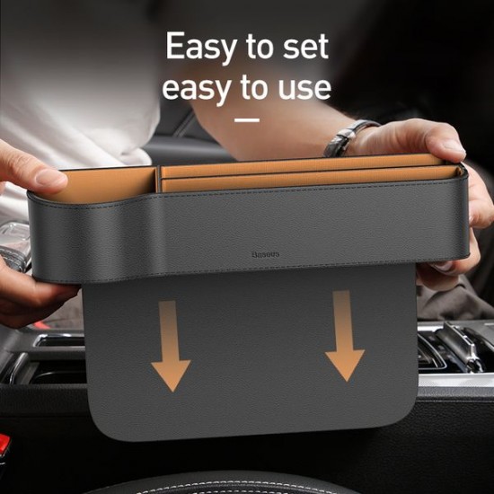 Baseus Universal Car Organizer Auto Seat Gap Storage Box Pocket Organizer For Wallet Keys