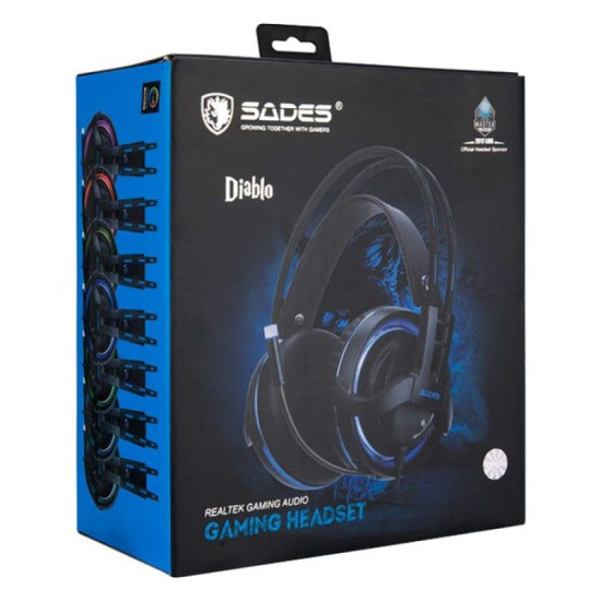 Sades Diablo Professional Gaming Headset - SA-916 - Black