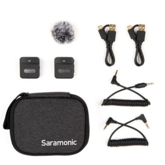 saramonic3.5mm 2.4G Dual Channel Wireless Microphone