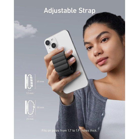 Anker Magnetic Phone Grip (MagGo), Sweat-Resistant 620 Magnetic Grip And Adjustable Strap