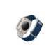Uniq Revix Evo Reversible Magnetic Apple Watch Strap 49/45/44/42Mm - Royal Blue (Royal Blue/ Chalk)