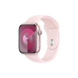 Apple Watch Series 9 GPS 41mm Pink Aluminium Case with Light Pink Sport Band - S/M